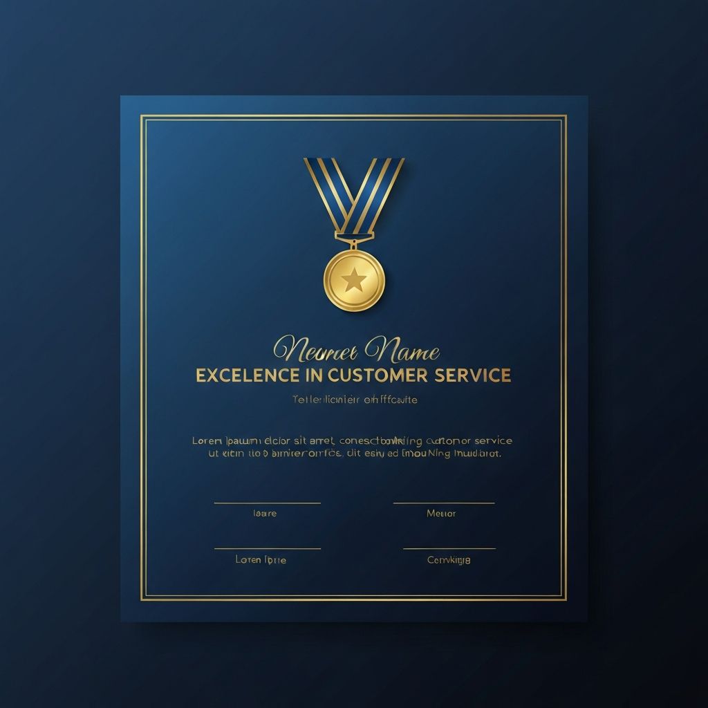 Excellence in Service